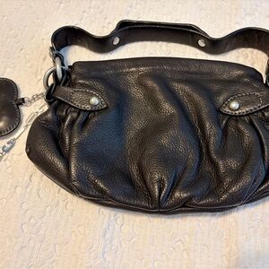 Juicy Couture Y2K Pristine vintage Black Leather Clutch